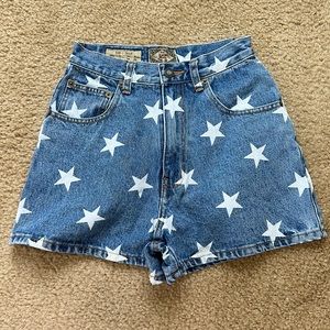Vintage Express High Waisted Jean Shorts